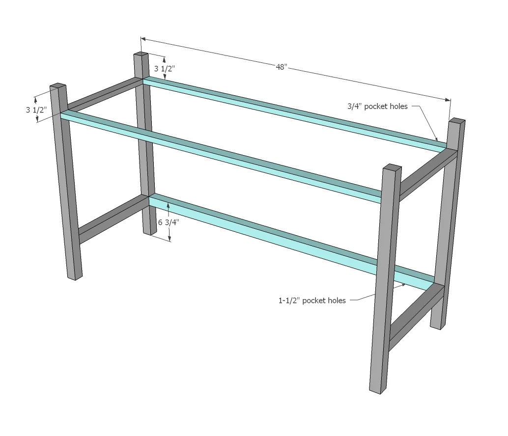 Desks that Convert to Table for our Tiny House on Wheels, step 2