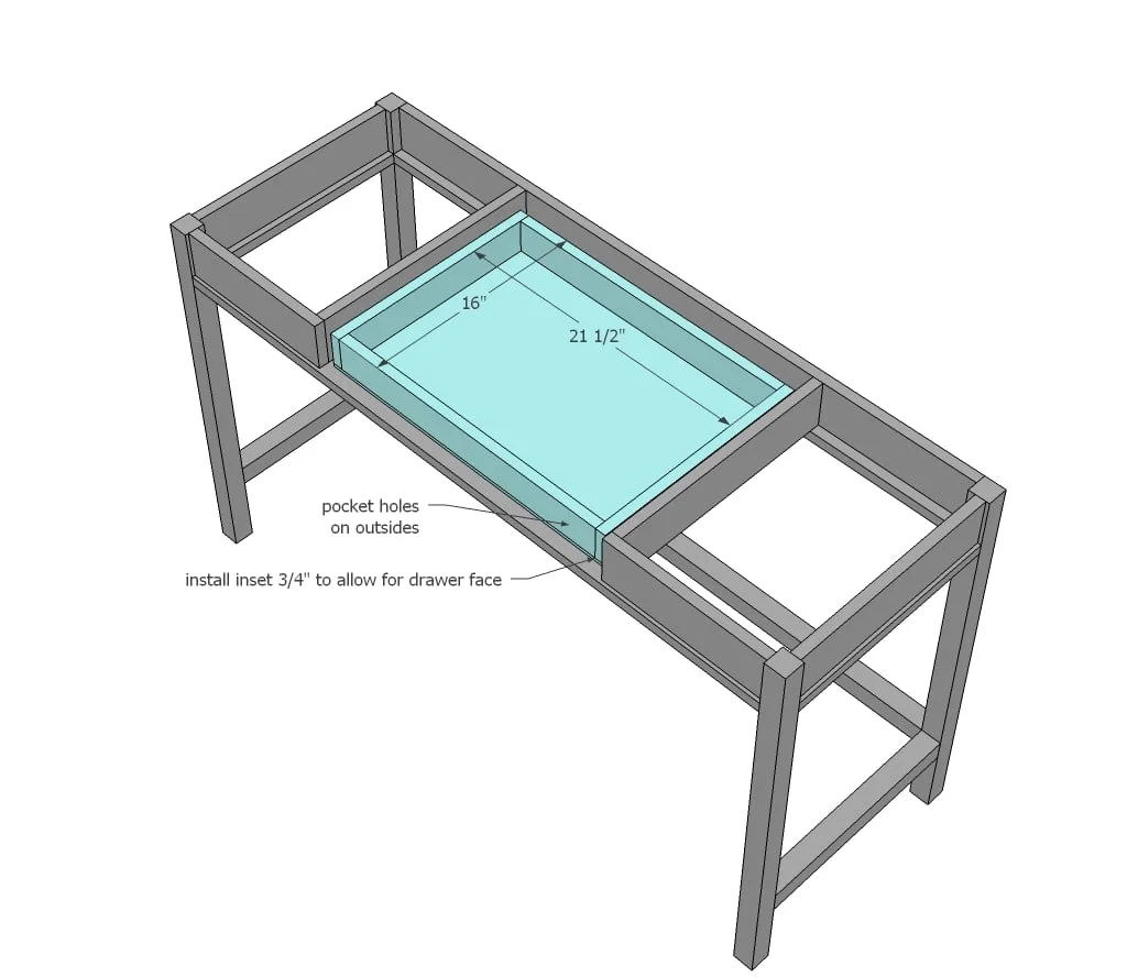 Desks that Convert to Table for our Tiny House on Wheels, step 5