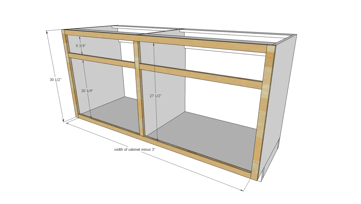 Apothecary Style Kitchen Cabinets, step 3