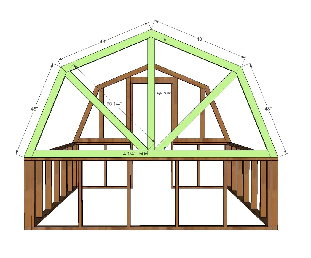 Barn Style Greenhouse, step 6