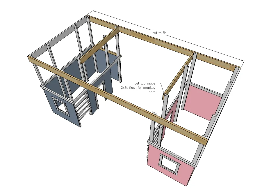 Basement Indoor Playground with Monkey Bars, step 7