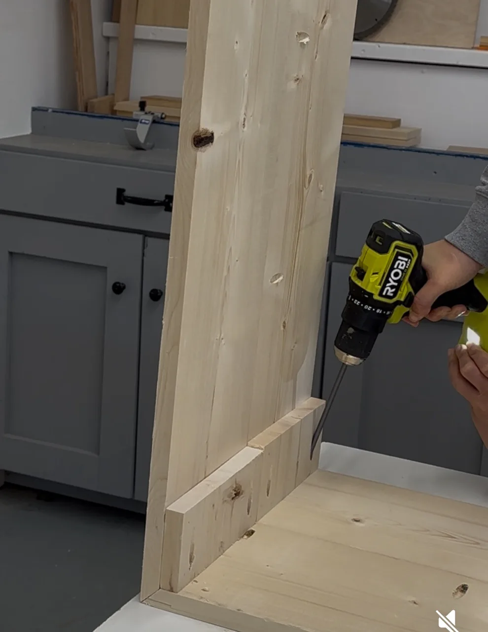 Dovetail Beam Console Table, step 2