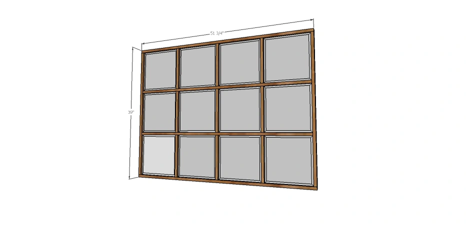 Grid Mirror from Mirror Tiles dimension diagram 1