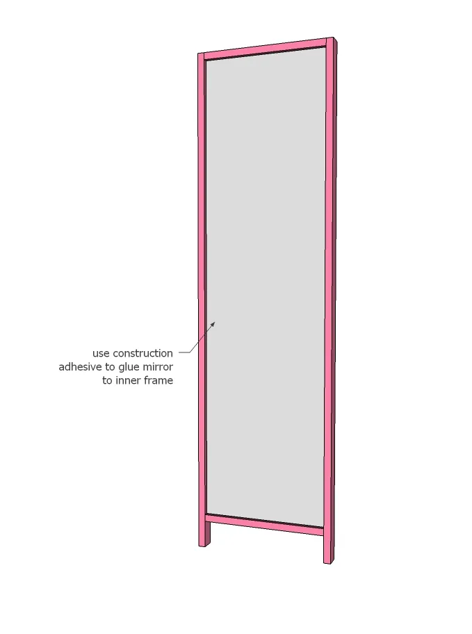 Mirrored & Pin‑Board Changing Screen, step 4