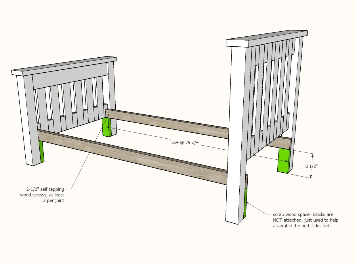 Mission Bed (Twin Size), step 5