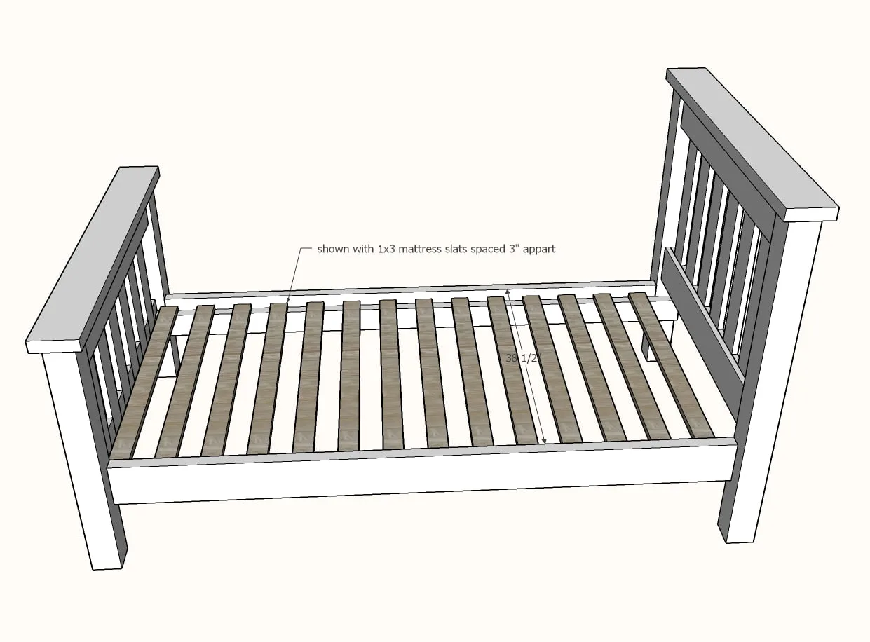 Mission Bed (Twin Size), step 7