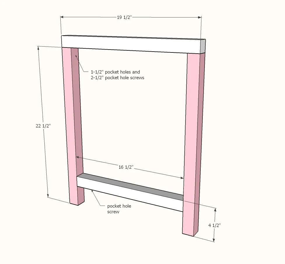 Modern Farmhouse Nightstand, step 1