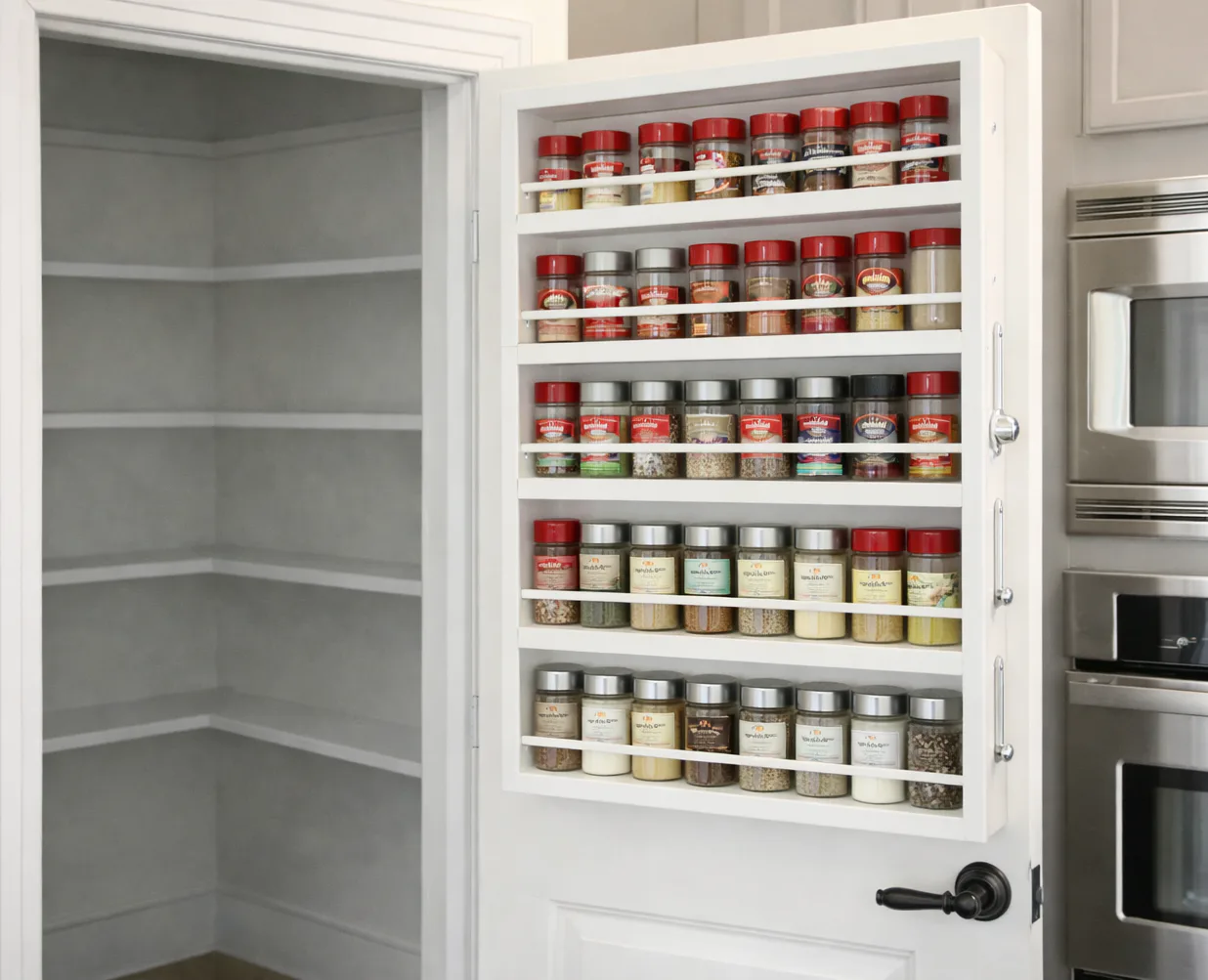 Pantry Door Spice Rack