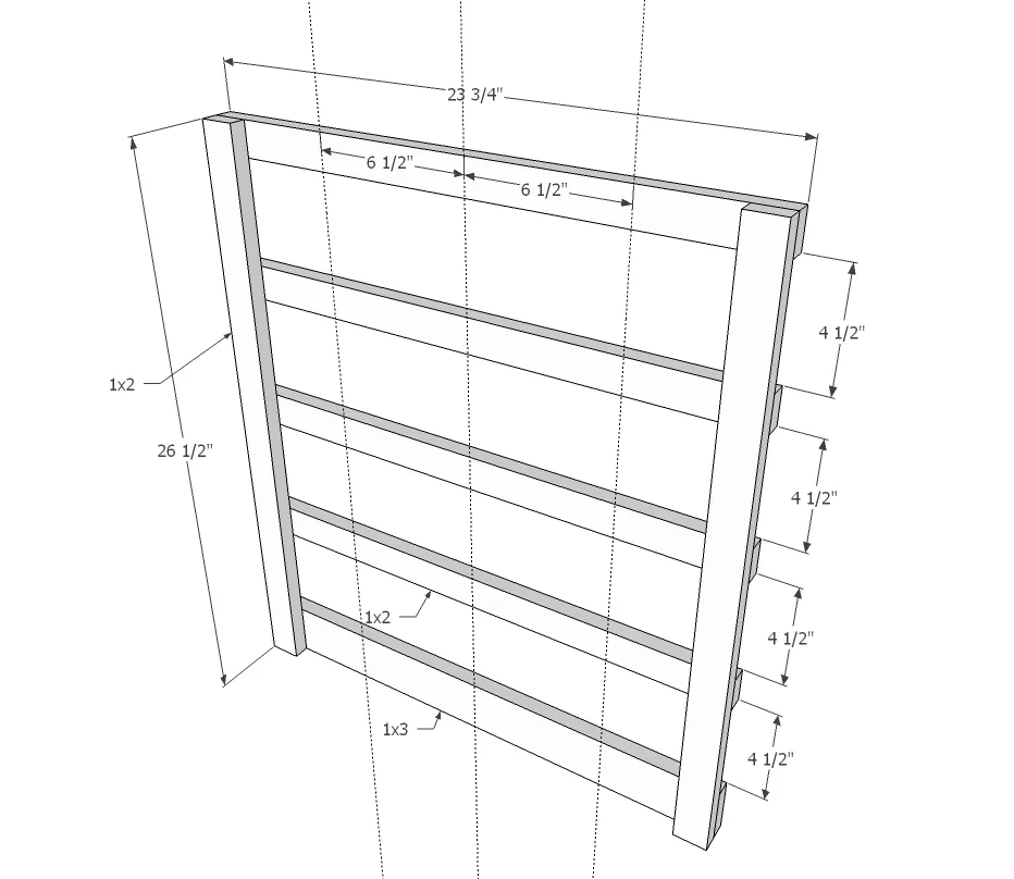 Rustic Wall Clip Frame, step 1