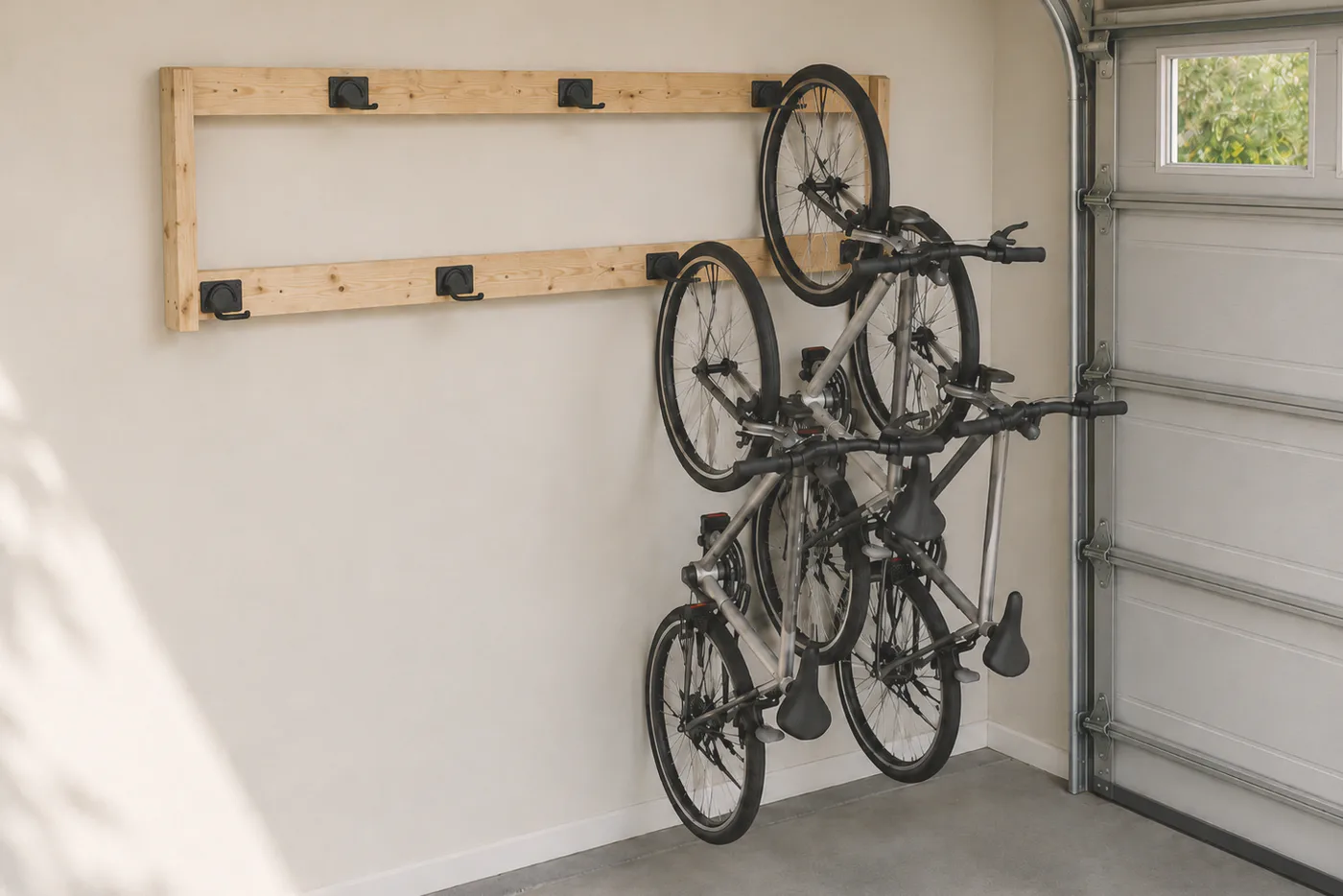 Spacing Saving Wall Bike Rack