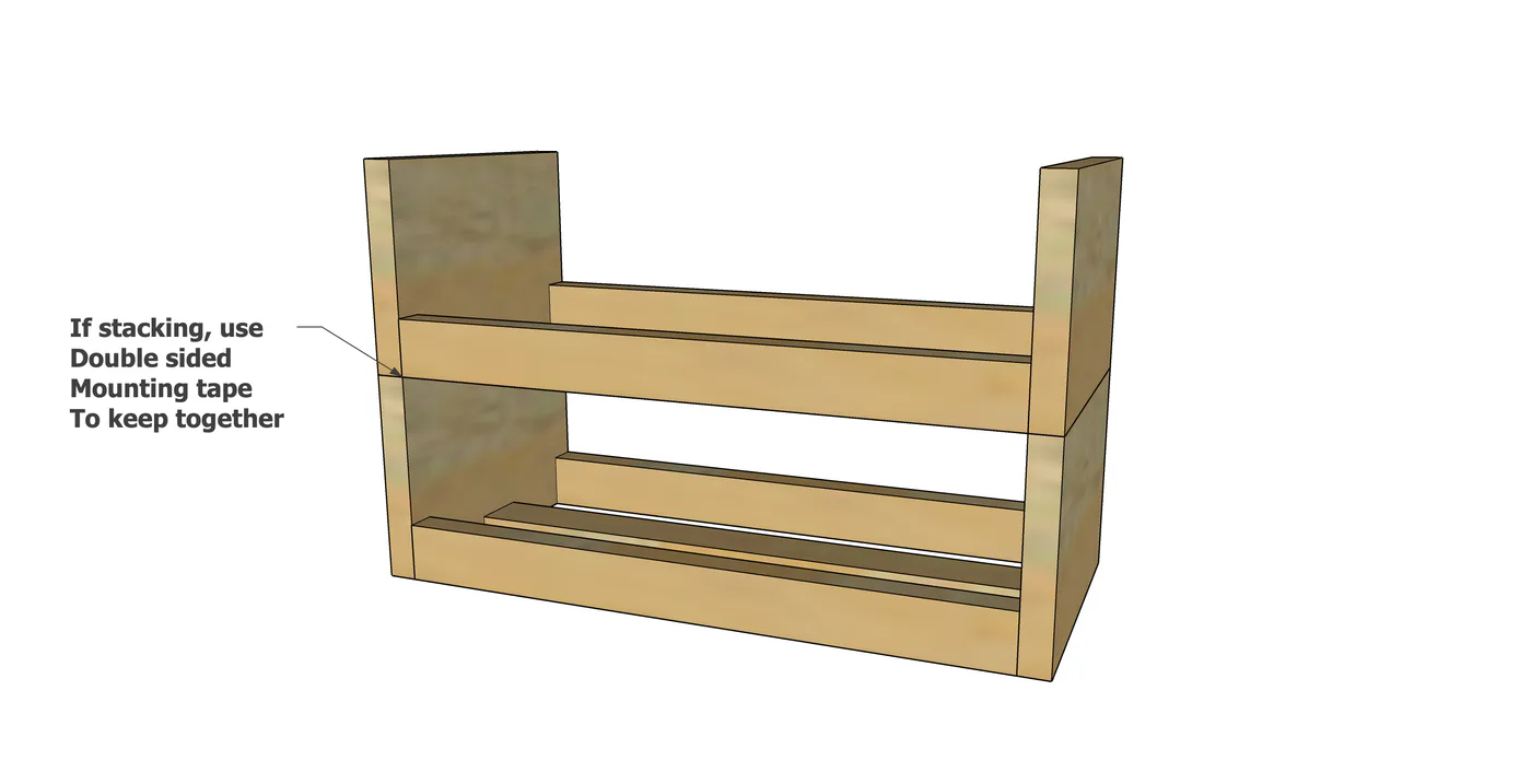 Stackable Water Bottle Storage Rack, step 3