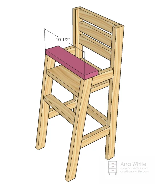 Doll High Chair, step 5