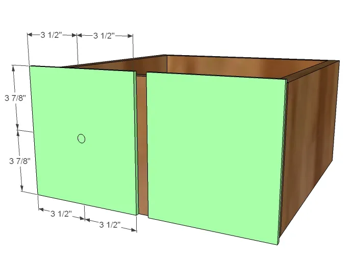 Doors for the Apothecary Media Console, step 5