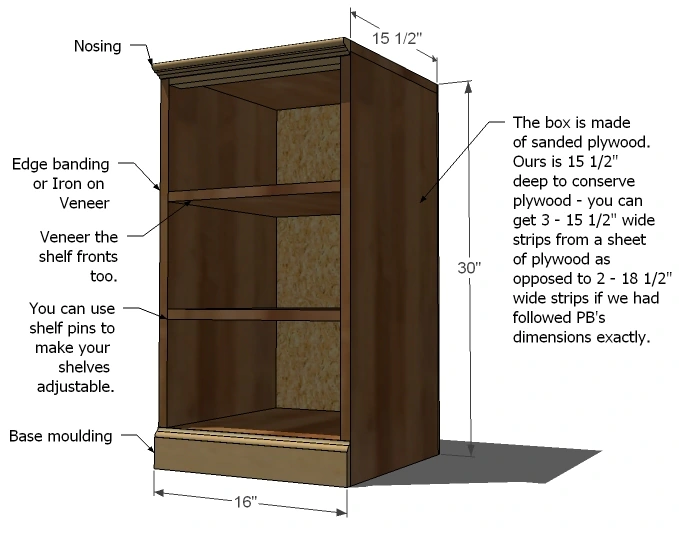 Doors for Open Base for the Basic Collection dimension diagram 1