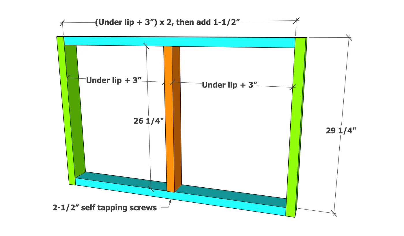 Double Laundry Basket Organizer, step 1