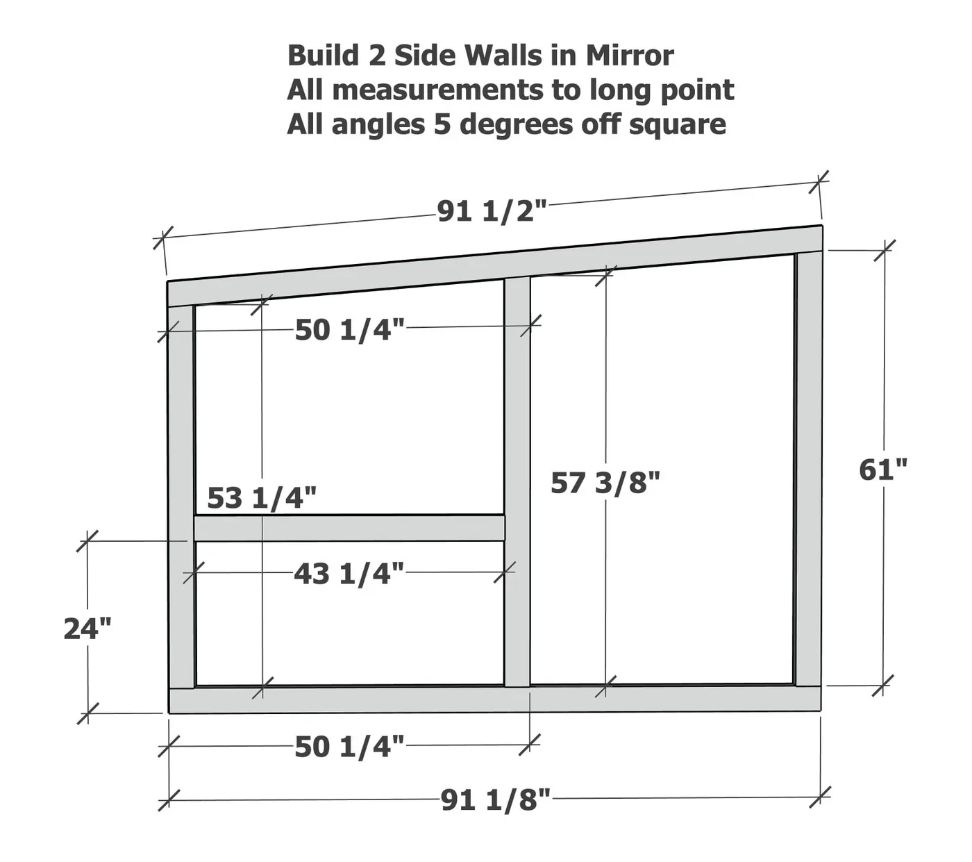 Double Wide Modern Chicken Coop, step 1