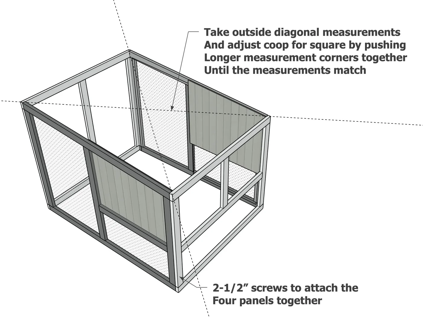 Double Wide Modern Chicken Coop, step 5