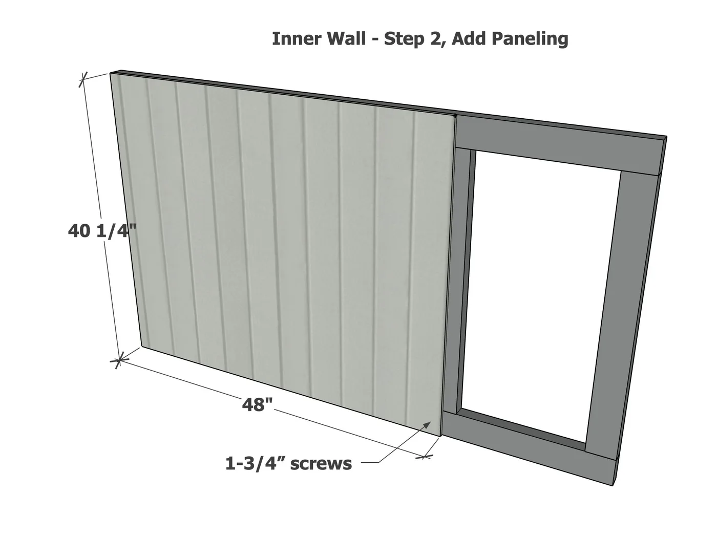 Double Wide Modern Chicken Coop, step 7