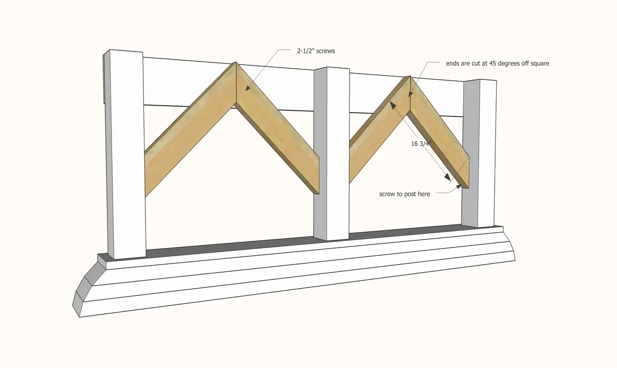 Double Wide Outdoor Table, step 5