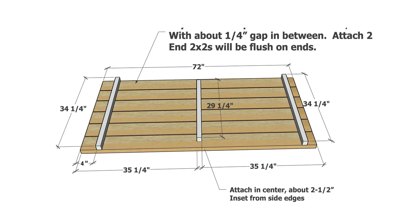 Easiest to Build Picnic Table Plans with Free PDF, step 1