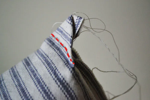 Easiest Parson Chair Slipcovers, step 3