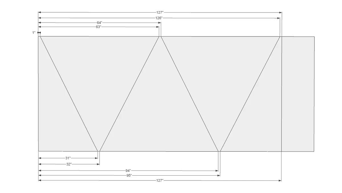 Easiest Play TeePee Tutorial, step 1