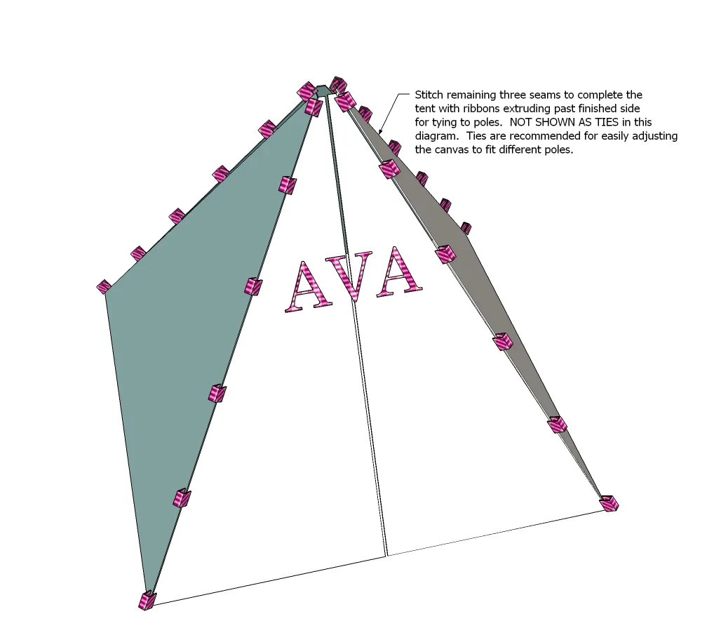 Easiest Play TeePee Tutorial, step 4