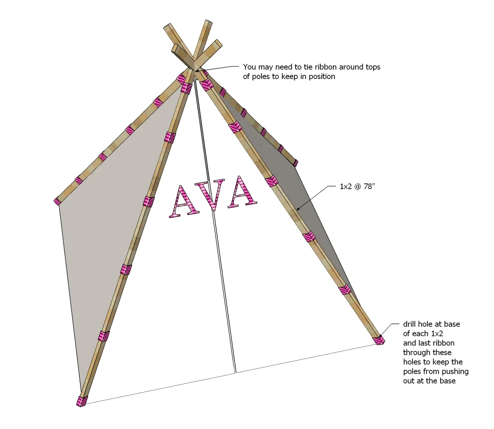 Easiest Play TeePee Tutorial, step 5