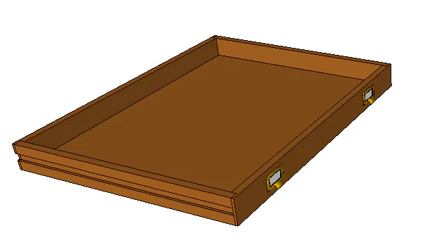 East Fork Map Cabinet / Occasional Table with Safety Glass Top, step 2