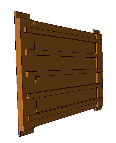 East Fork Map Cabinet / Occasional Table with Safety Glass Top, step 3
