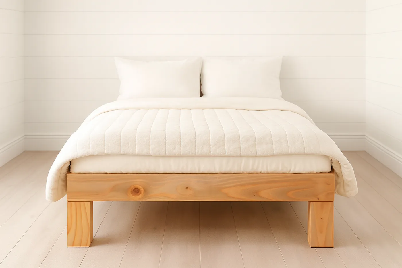 Easy 2-Tool Platform Bed Frame ( for All Sizes)