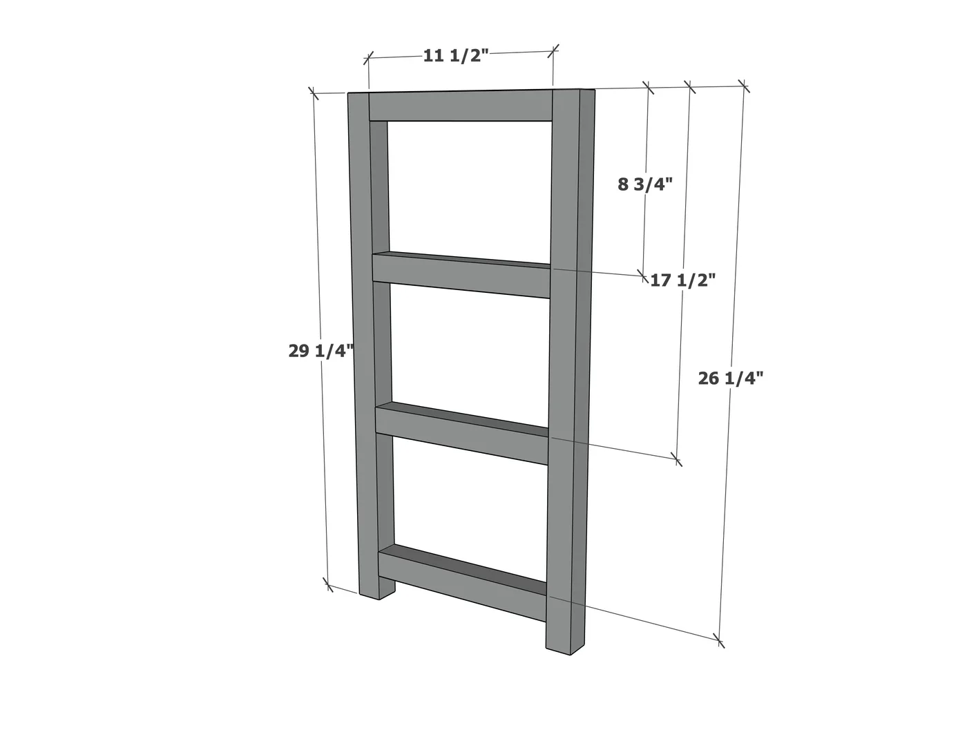 Easy DIY Shoe Storage Console Table, step 1