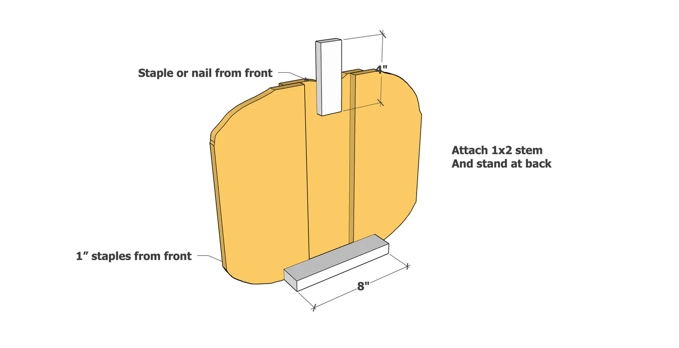Easy Fence Picket Wood Pumpkin Decor | Jacob White Plans
