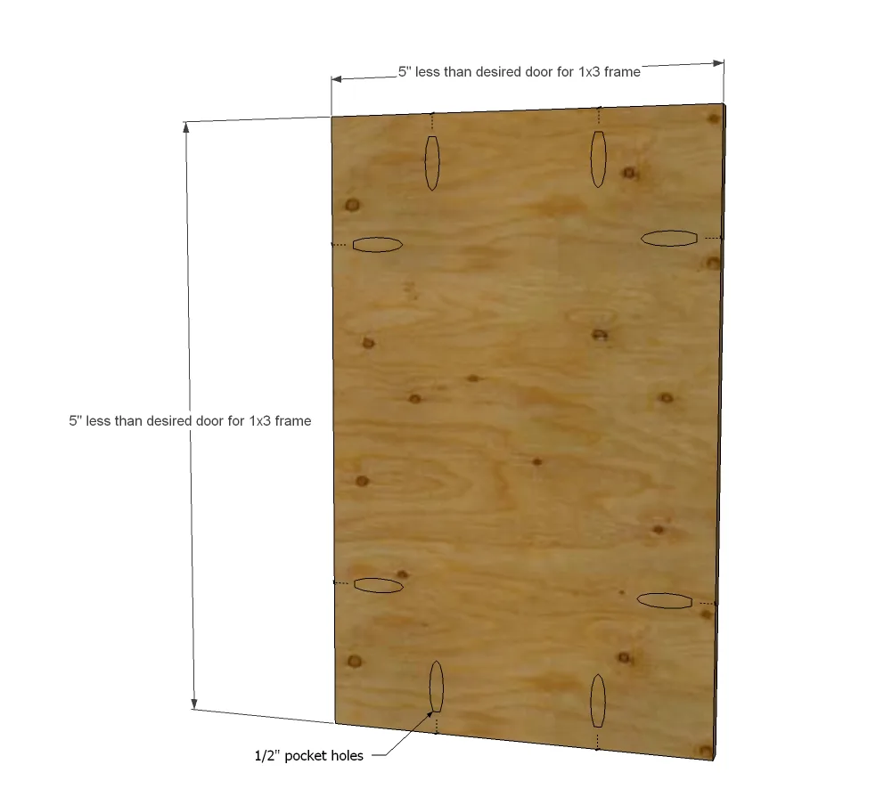 Easy Frame and Panel Doors, step 1