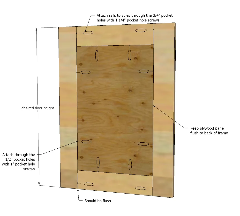 Easy Frame and Panel Doors, step 3