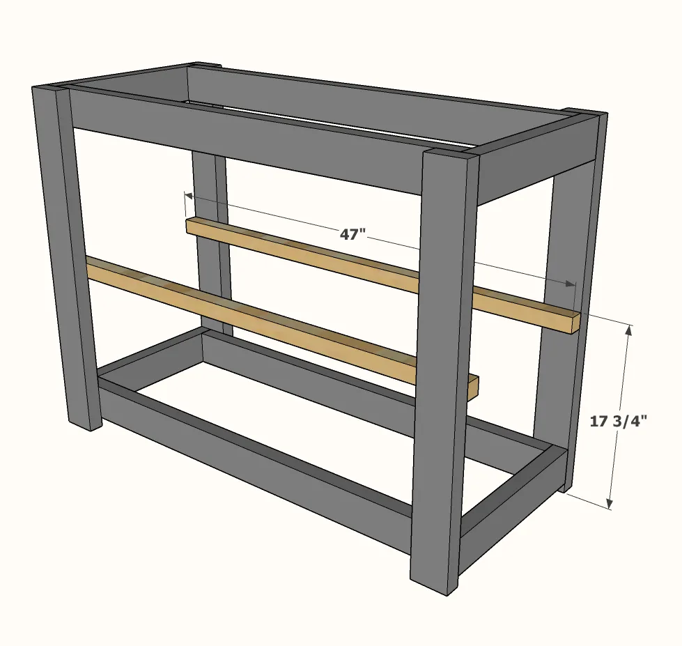 Easy Kitchen Island, step 3