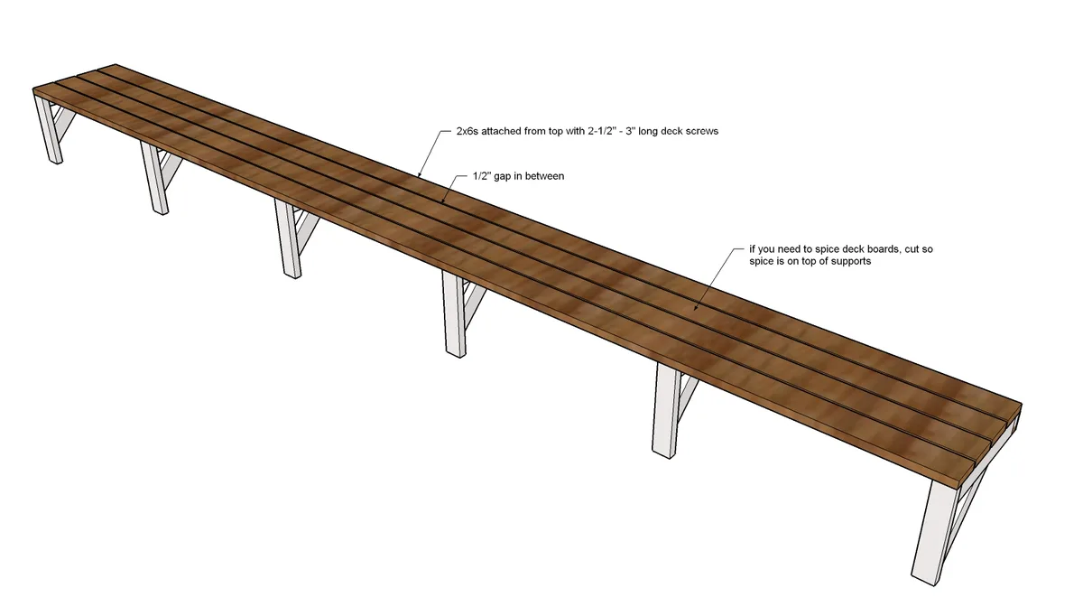 Easy Mudroom Benches or Locker Room Benches, step 4