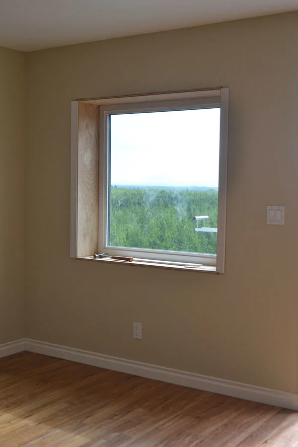 Easy Window Trim, step 2