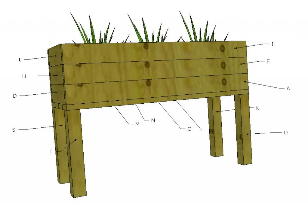 Elevated Planter Box, step 1