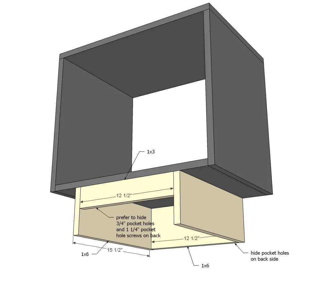Emersen Nightstand, step 2