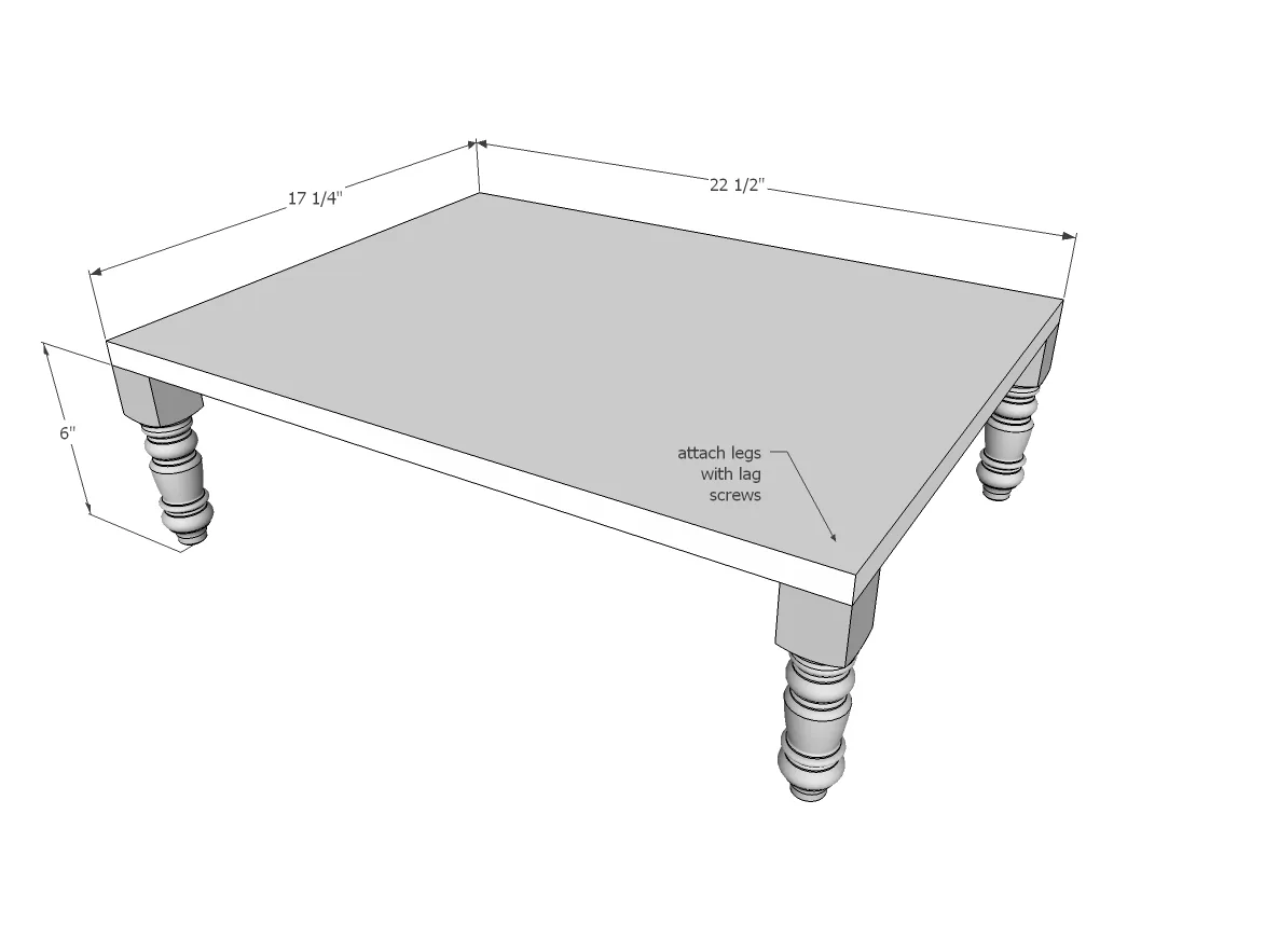 Emily Nightstand, step 1