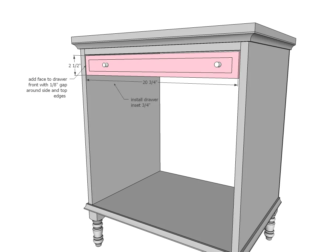Emily Nightstand, step 7