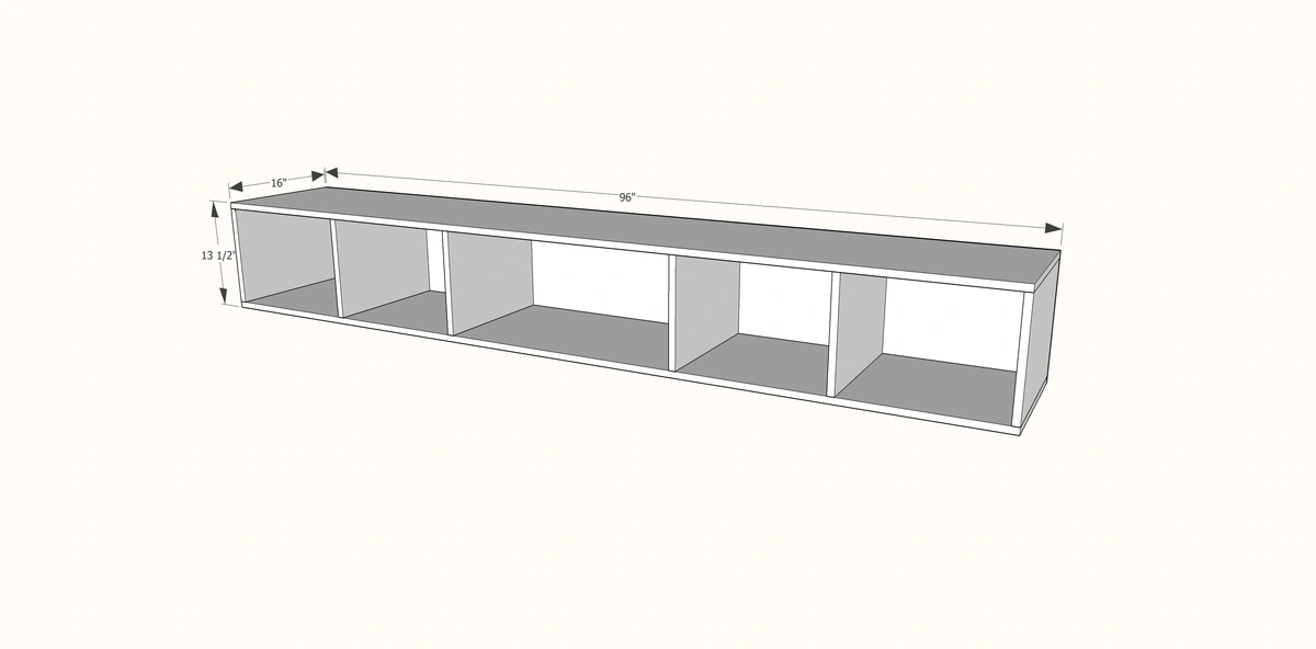 Emmie Storage Bench dimension diagram 1