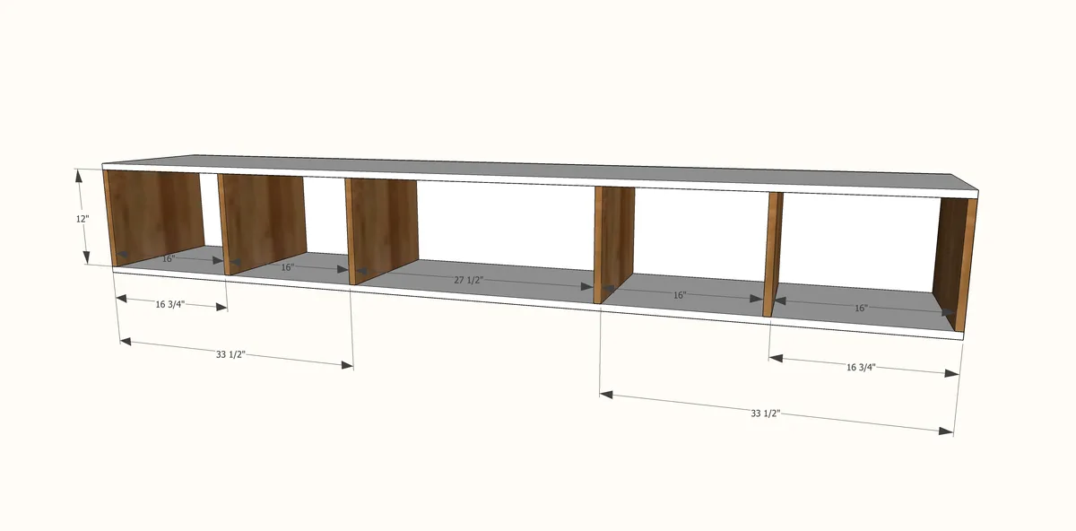 Emmie Storage Bench, step 2
