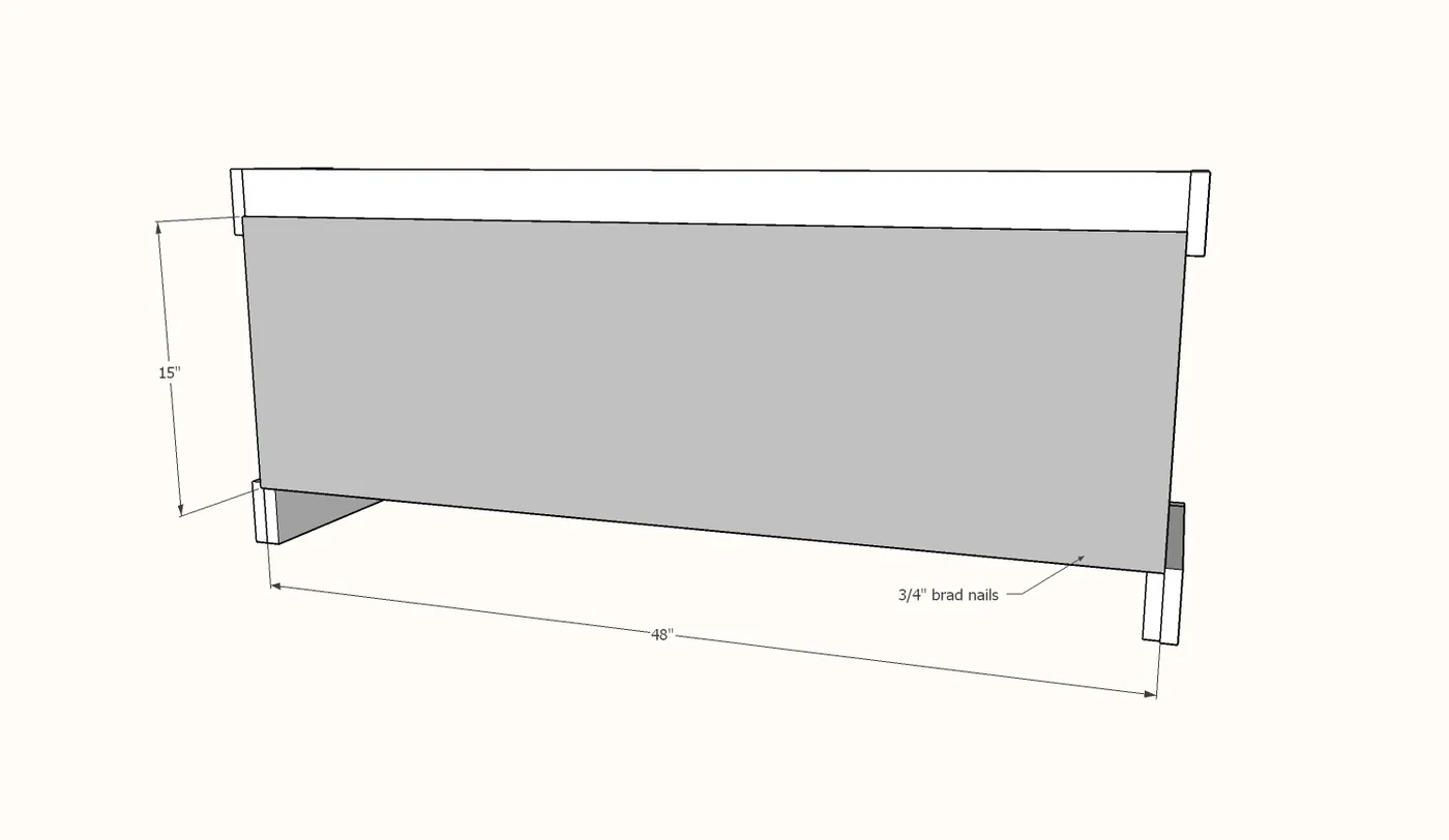 Entryway Bench and Storage Shelf with Hooks, step 8