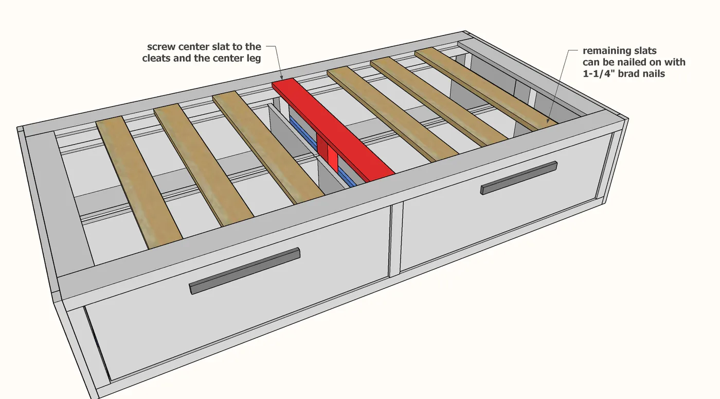 Essential Drawer Bed or Daybed, step 11