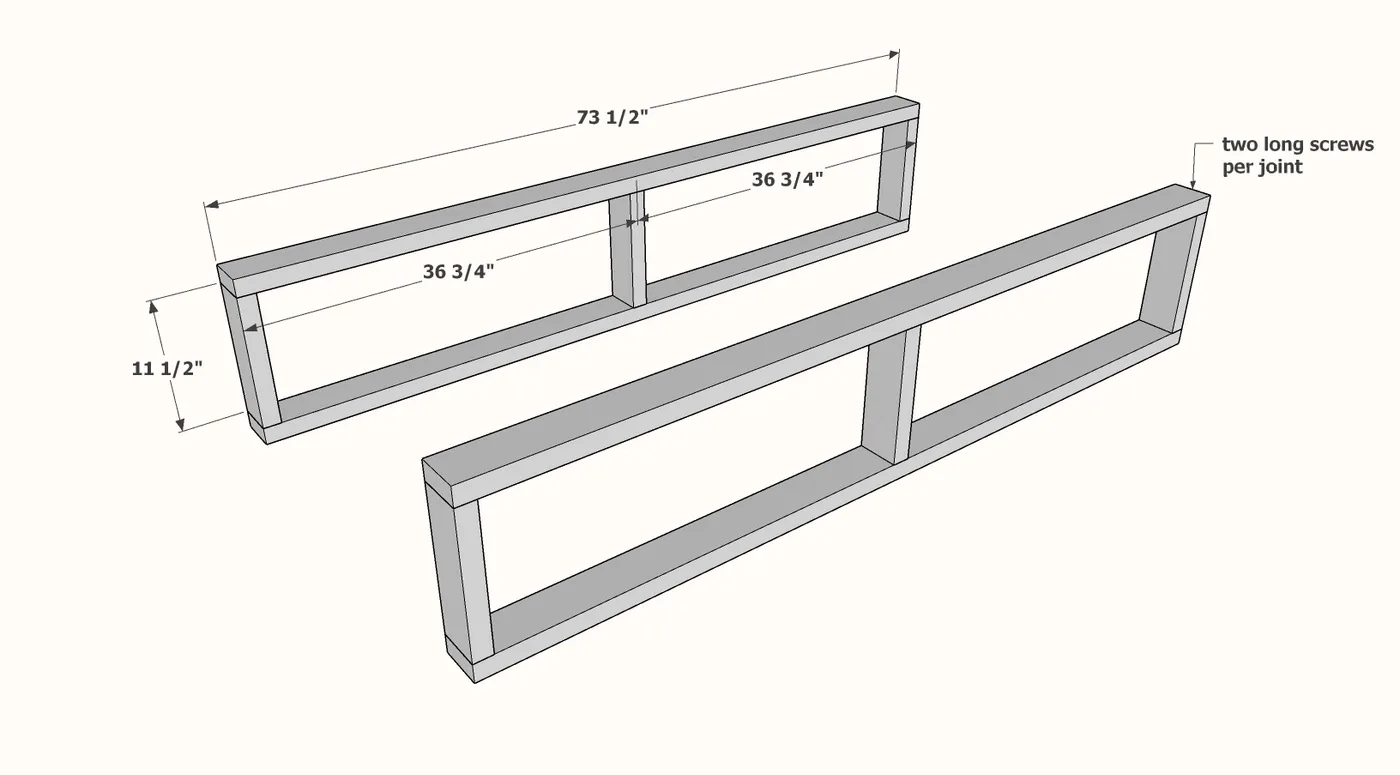 Essential Drawer Bed or Daybed, step 1
