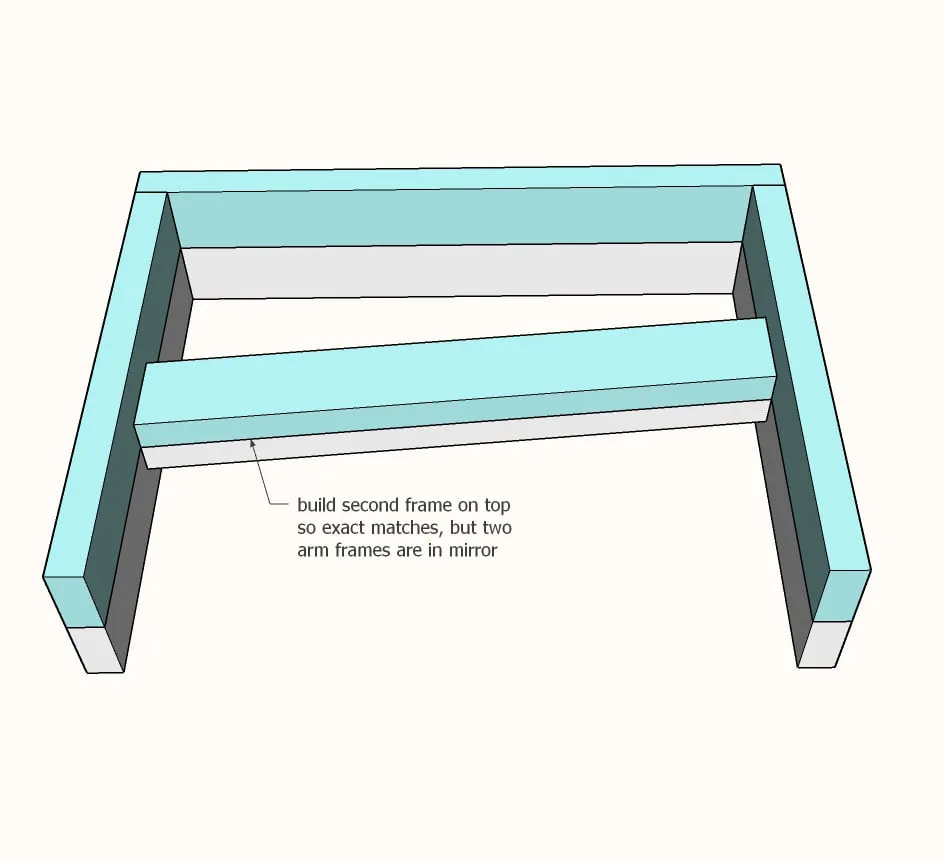 Essential Wood Outdoor Chair Frame for Standard Chair Cushion, step 2