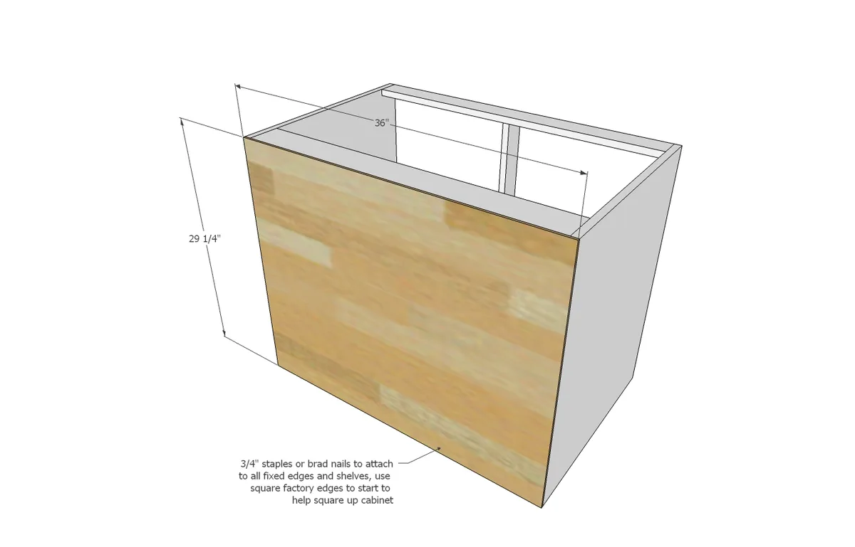 Euro Style Kitchen Sink Base Cabinet for our Tiny House Kitchen, step 4
