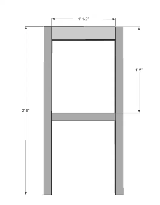 Extra Tall Bar Stool, step 2